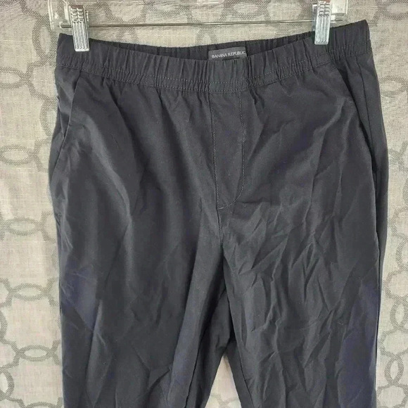 Banana Republic Black Polyester Track pants Women's S - Picture 4 of 9